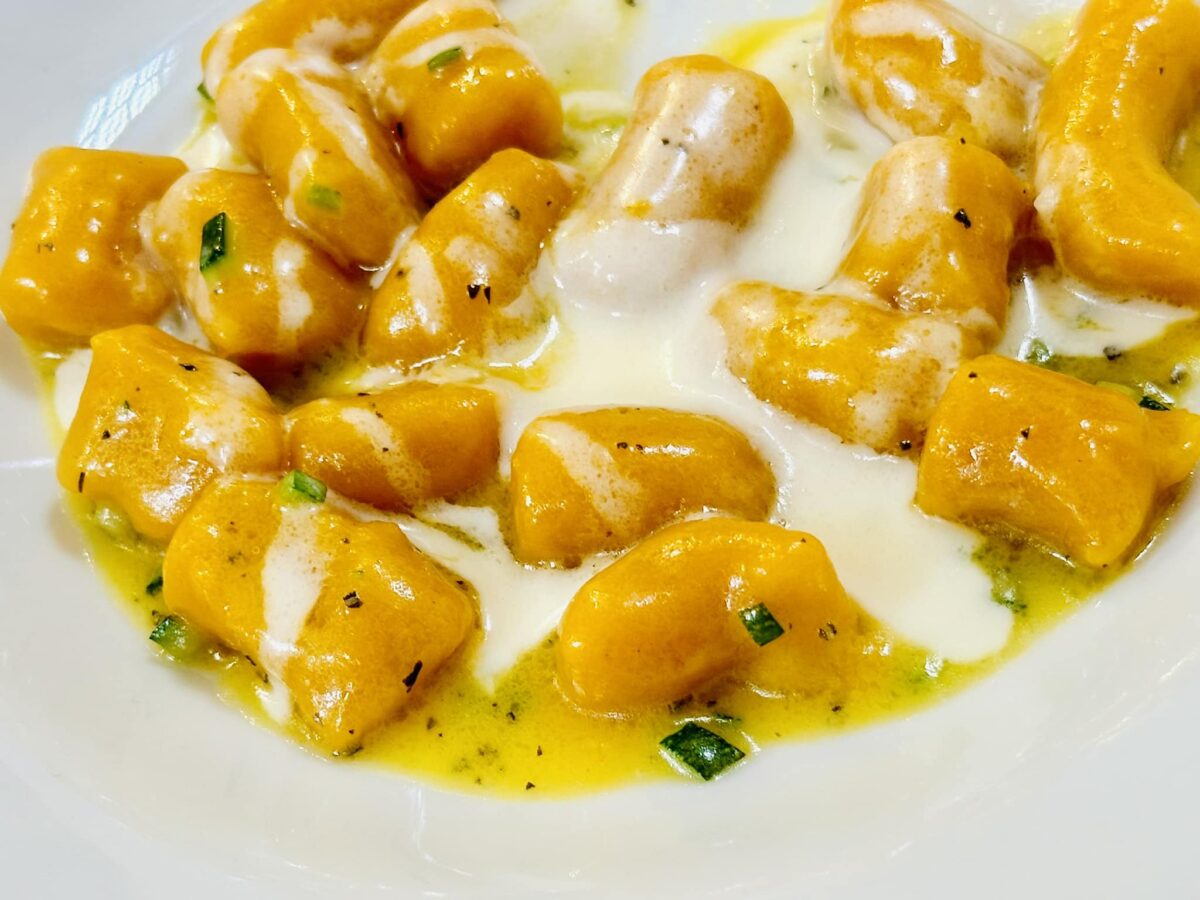 Mantovai sütőtökös gnocchi